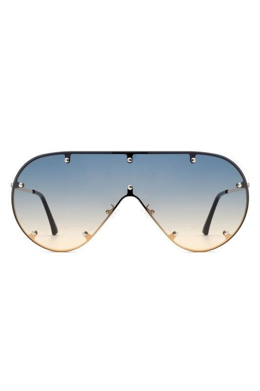 Retro Oversize Aviator Fashion Sunglasses