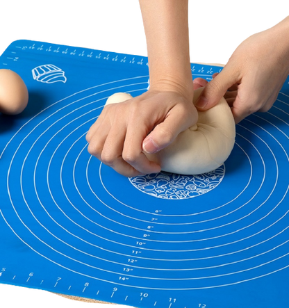 Non-Stick Silicone Dough Rolling Mat Sheet, Kneading Rolling Baking Pad with Measurement Scale Pastry Baking Mat Tool