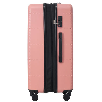 Hardside Luggage Set 5 Piece with Bags,20IN Half-opening Carry on Luggage with USB Port, Expandable 24IN 28IN Luggage with Double Spinner Wheels TSA Lock
