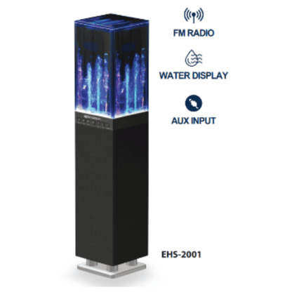 Emerson Dancing Water Light Tower Bluetooth Speaker System