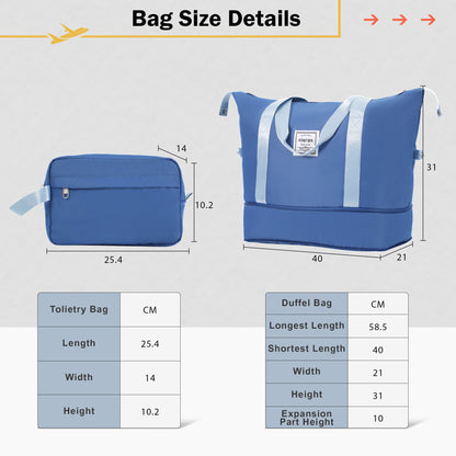 2 Piece Luggage Set with Bags Expanable Spinner Wheels ABS Lightweight Suitcase with TSA Lock 20inch+24inch