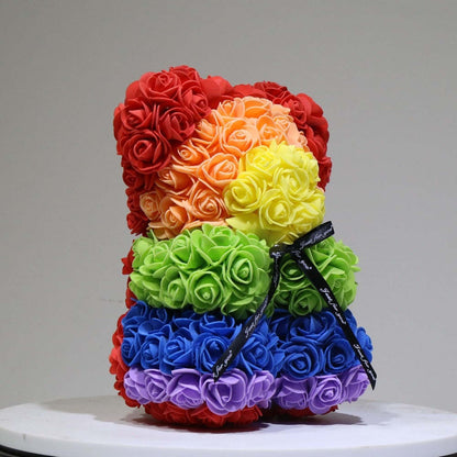 Rose Teddy Bear for Valentine's Day or Mother's Day Gifts