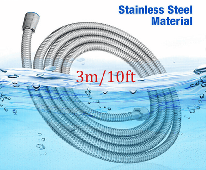 2 m / 3 m / 79" / 118" Shower Water Hose Shower Head Stainless Steel Flexible Replacement Hose