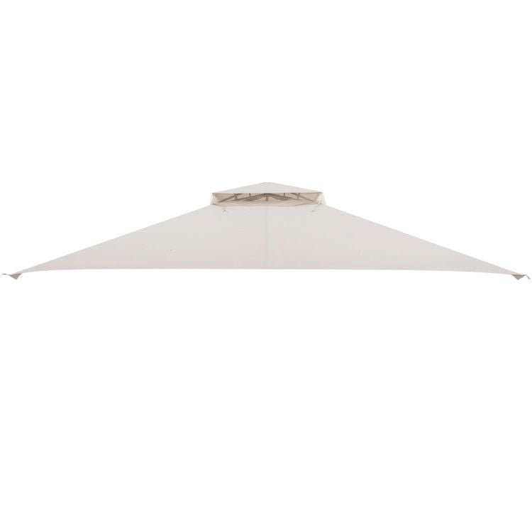 10 x 12 Feet Gazebo Replacement Top with Air Vent and Drainage Holes
