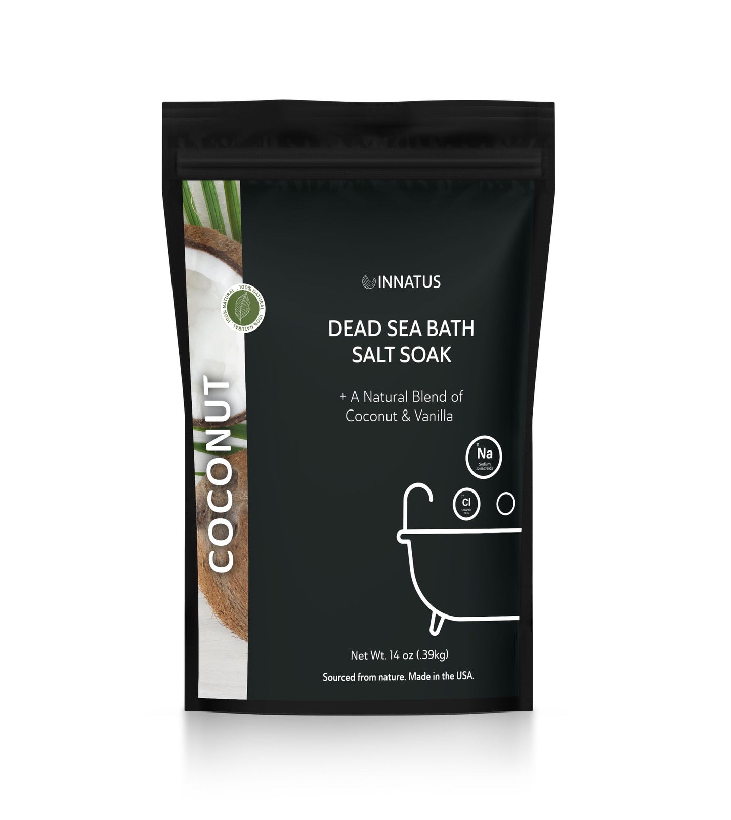 Dead Sea Soothing Bath Salt Soak with 21 Minerals – Relaxing, Detoxifying, and Nourishing for Skin – 14oz, Infused with Eucalyptus & Rosemary Oils – Rejuvenate Mind & Body.