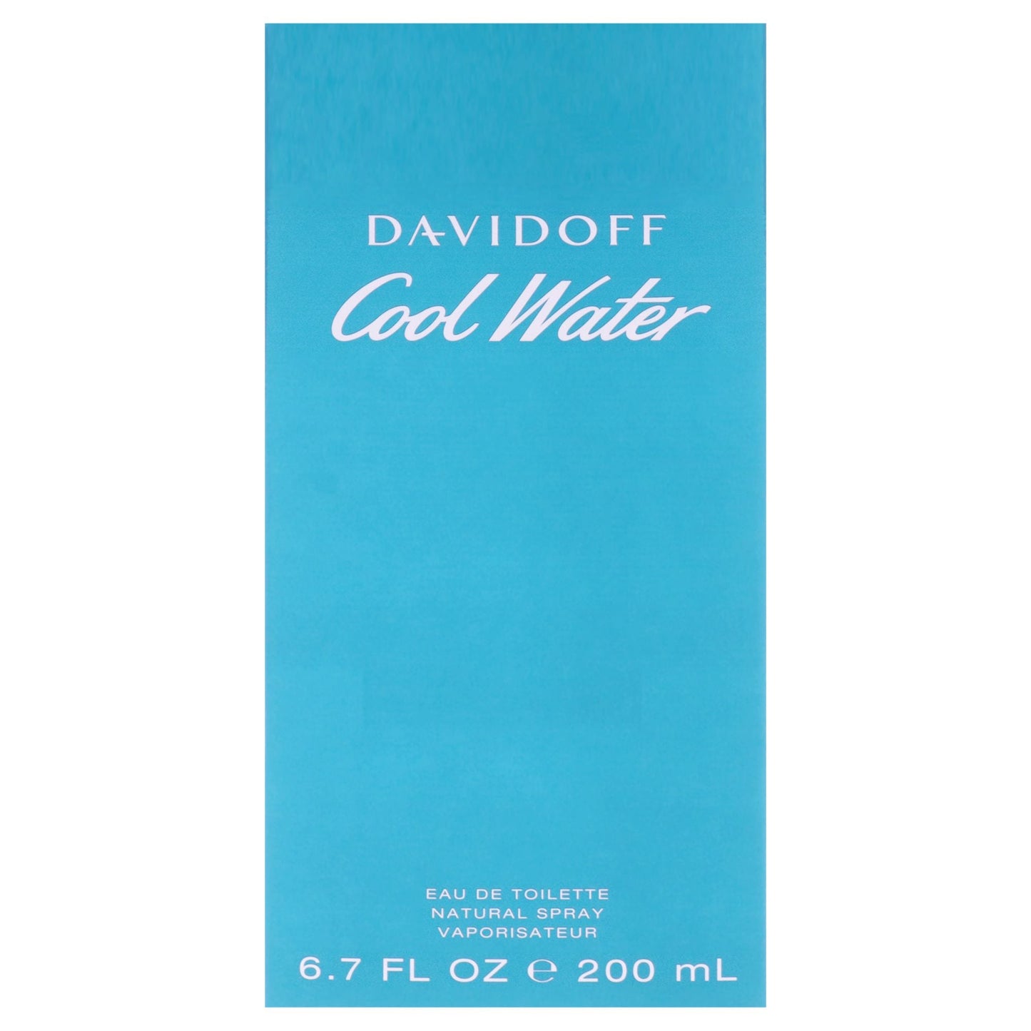 Cool Water by Davidoff for Men - 6.7 oz EDT Spray