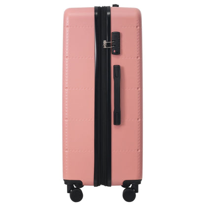 Hardside Luggage Set 5 Piece with Bags,20IN Half-opening Carry on Luggage with USB Port, Expandable 24IN 28IN Luggage with Double Spinner Wheels TSA Lock