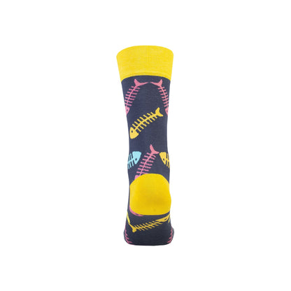 Colorful Funny Combed Cotton Crew Socks