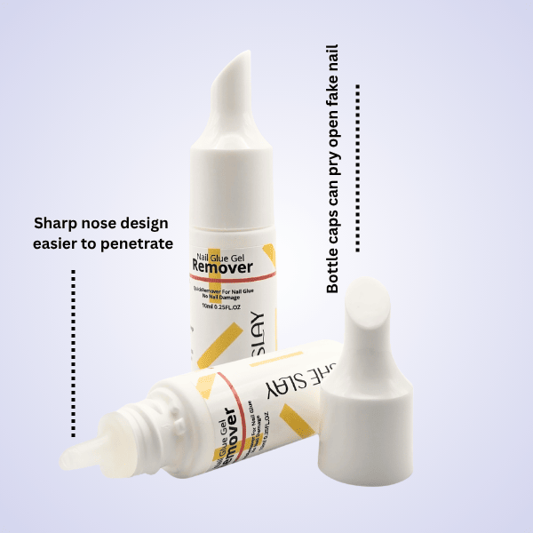 SheSlay Nail Glue Remover 10ml – Quick & Easy Removal for Fake Nails, Acrylics, Press-Ons & Rhinestones