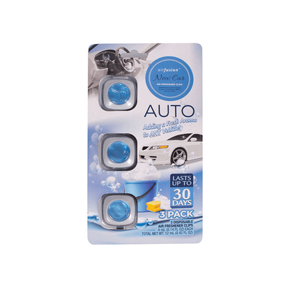 3 Pack Car Air Fresheners - Long Lasting Vent Clips For Men & Women, 3 Pack Up To 90 Days Fits All Car Refresher Odor Eliminator, New Car Scent Variety Pack