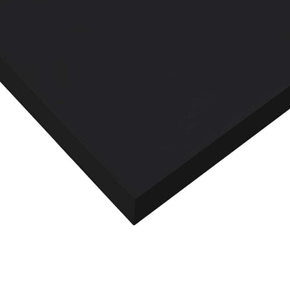Wall Shelf Black Honeycomb MDF, metal frame 31.5 x 9.3 x 1.5 in