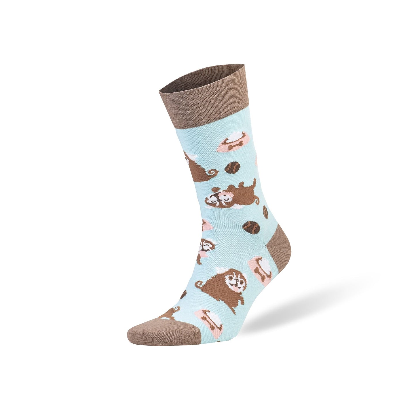 Colorful Funny Combed Cotton Crew Socks