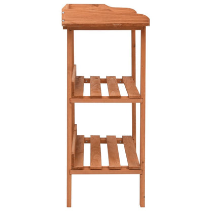Plant Stand Natural Wood Firwood Standard Durable Plant Stand