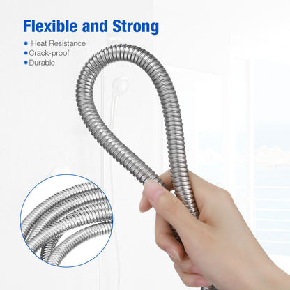 2 m / 3 m / 79" / 118" Shower Water Hose Shower Head Stainless Steel Flexible Replacement Hose