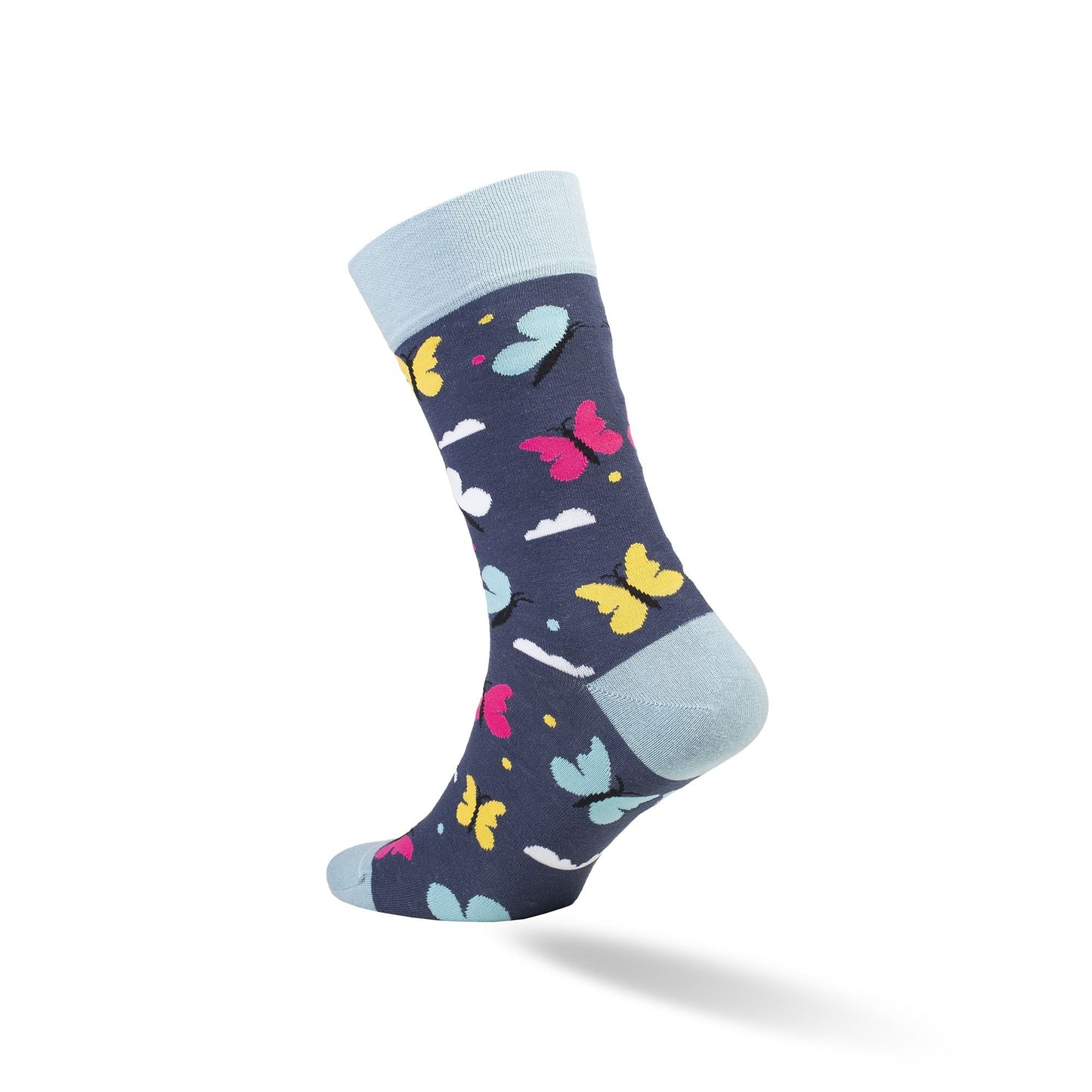 Colorful Funny Combed Cotton Crew Socks