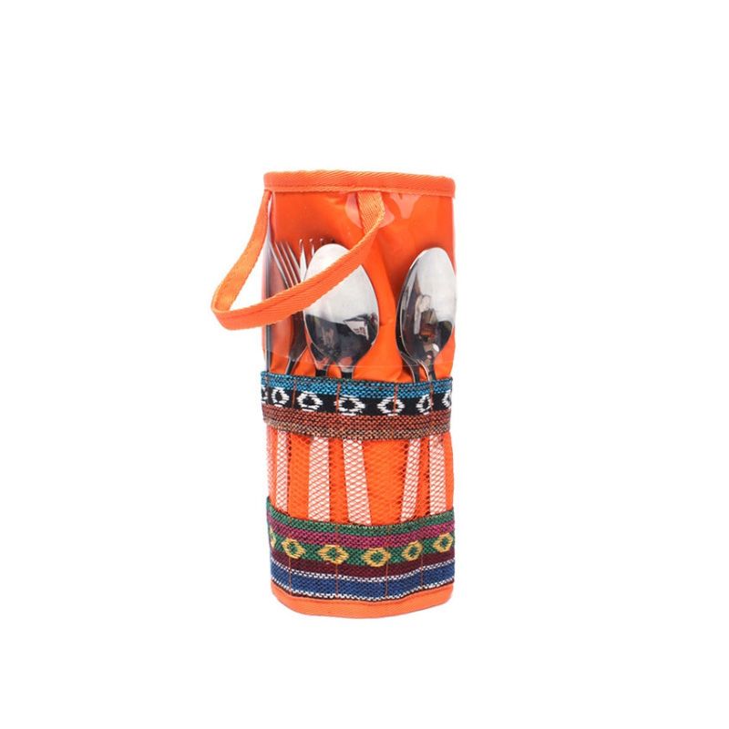 Outdoor Tableware Set Camping Barbecue Tableware Picnic Bag