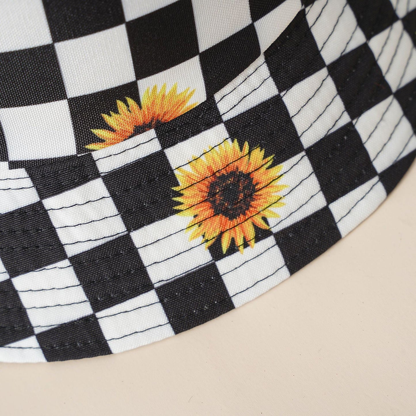 Double-sided fisherman hat women's summer sunshade sun hat Korean version of the tide men's literary sunflower sunscreen hat