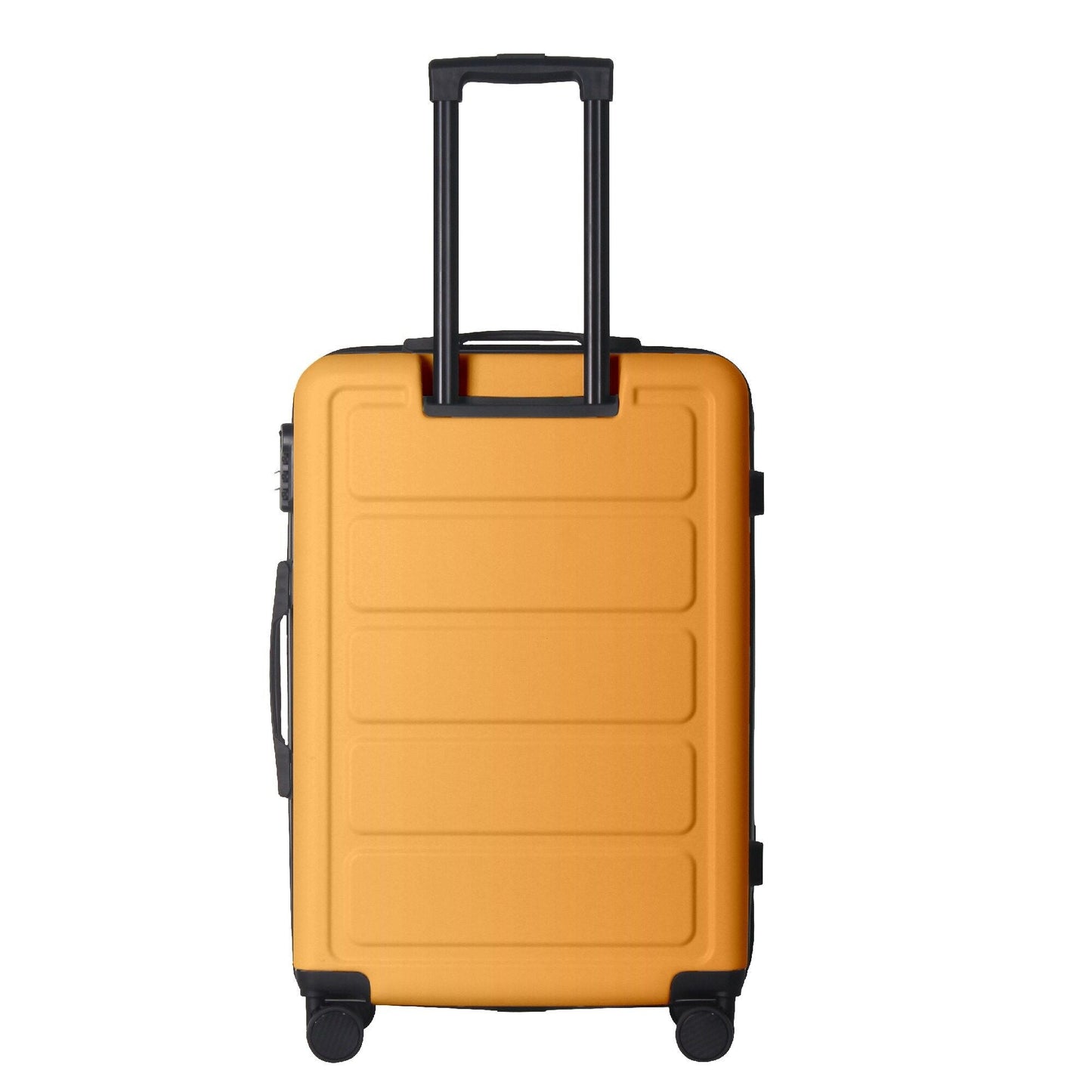 Luggage Sets ABS Hardshell 3pcs Luggage, Lightweight Durable Suitcase sets Spinner Wheels Suitcase 20''24''28'' (Yellow)
