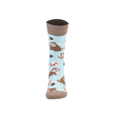 Colorful Funny Combed Cotton Crew Socks