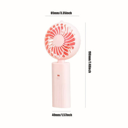 Mini Handheld Fan; USB Desk Fan; Small Personal Portable Table Fan Folding Electric Fan For Travel Office Room Household