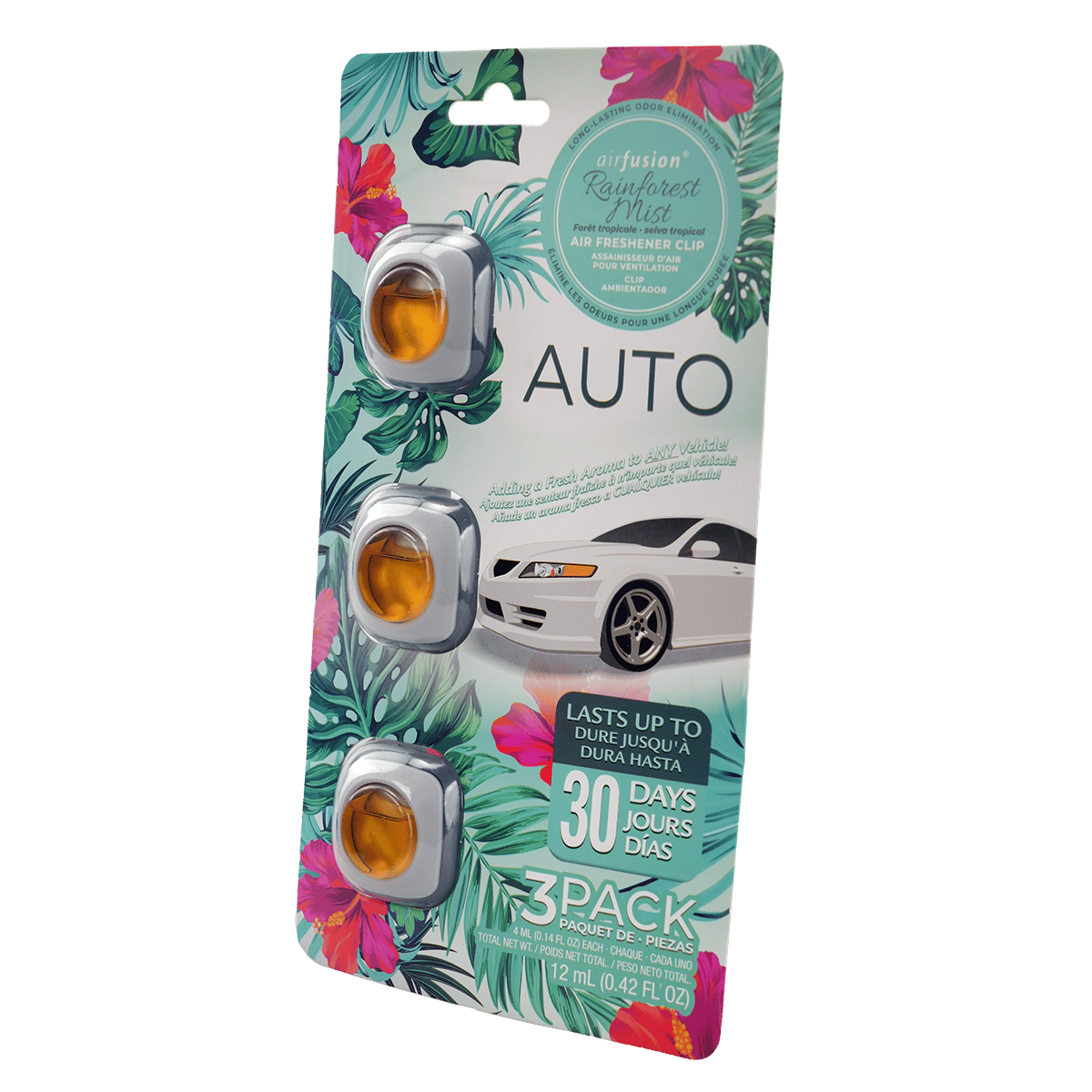3 Pack Car Air Fresheners - Long Lasting Vent Clips For Men & Women, 3 Pack Up To 90 Days Fits All Car Refresher Odor Eliminator, New Car Scent Variety Pack