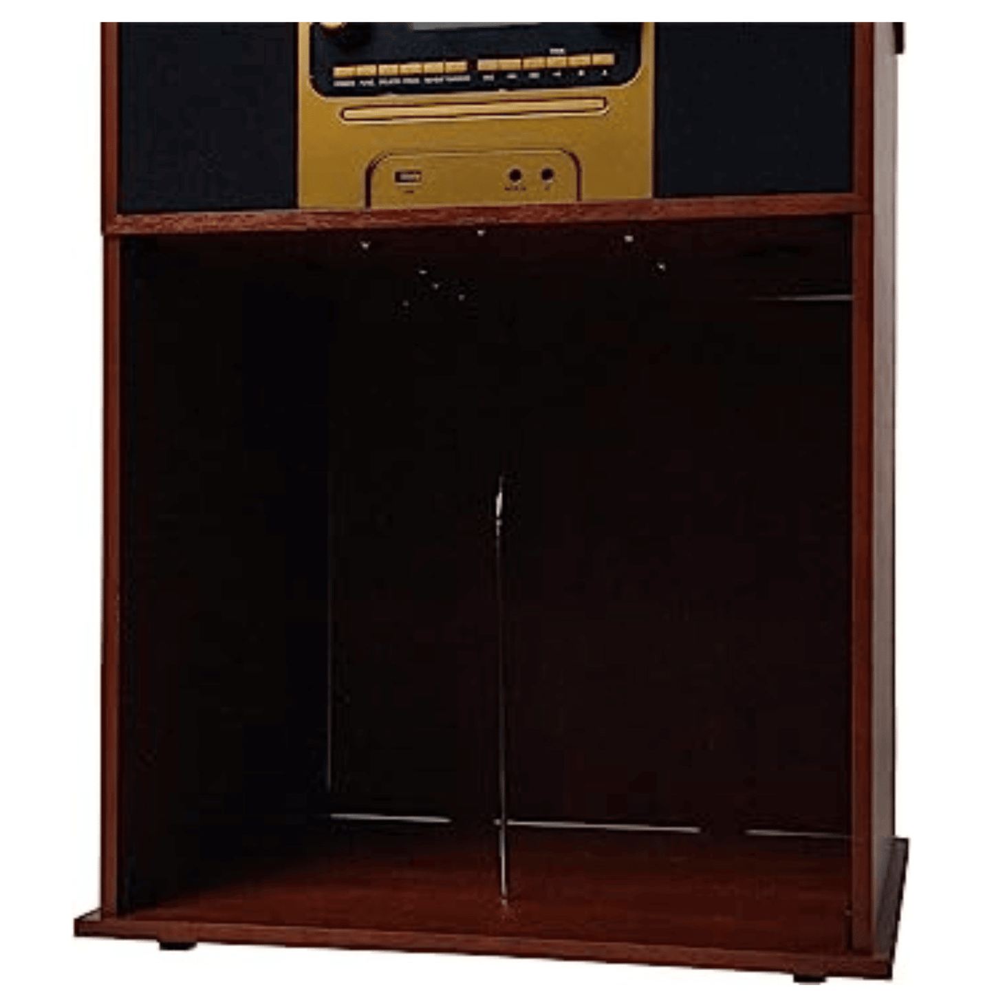 Victor Boyleston 7-in-1 3-Speed Turntable Music Center with Album Storage