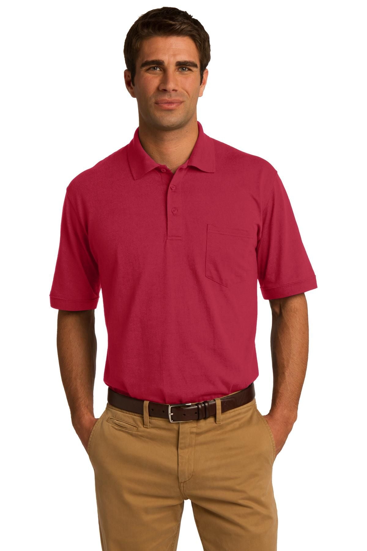 Port & Company Core Blend Jersey Knit Pocket Polo KP55P