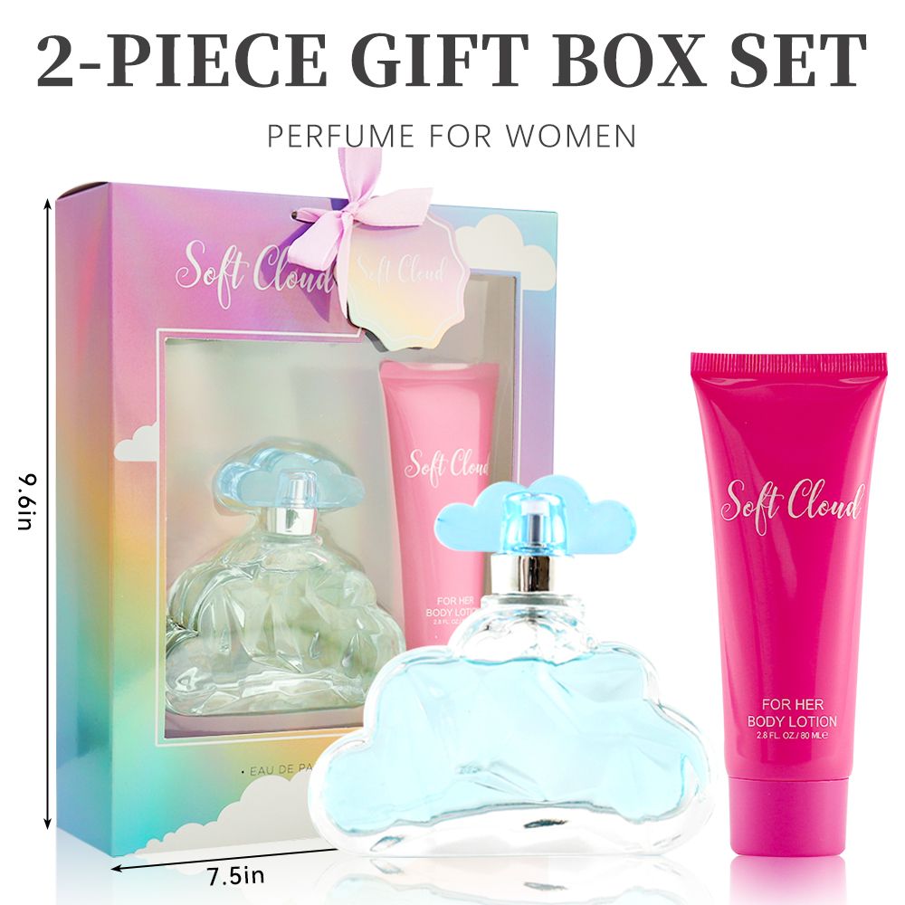 2-Piece Set, Women's Eau De Parfuma Spray And Body Lotion Gift Box, Long Lasting Fragrance, A Oriental Vanilla Fragrance, Perfect For Holiday Gifts, Dating, Daily Life, Parties