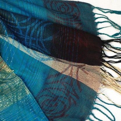 Blancho Bedding -Pa-a09-5 Moon & Stars & Roses Elegant Fashion Smooth Touch Tassel Ends Pashmina/Shawl/Scarf