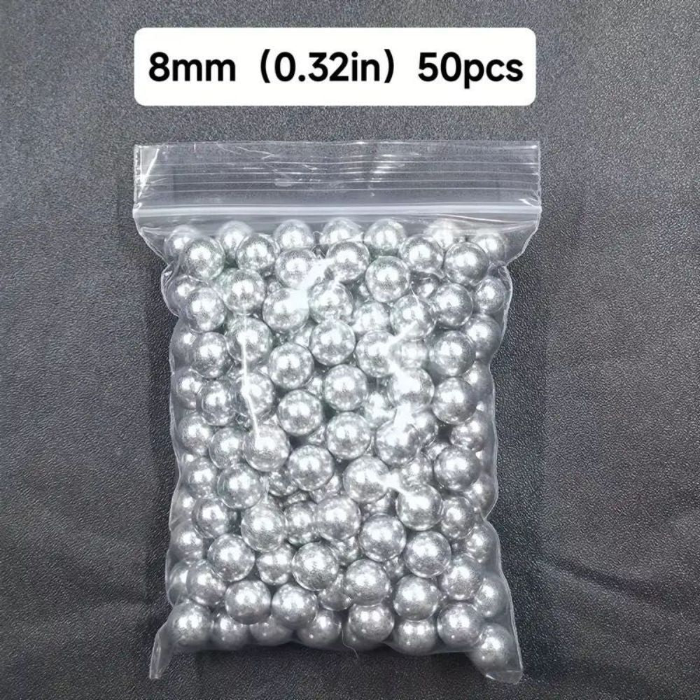 Xemussa 8mm Carbon Steel Bearing Balls Precision Balls 100pcs