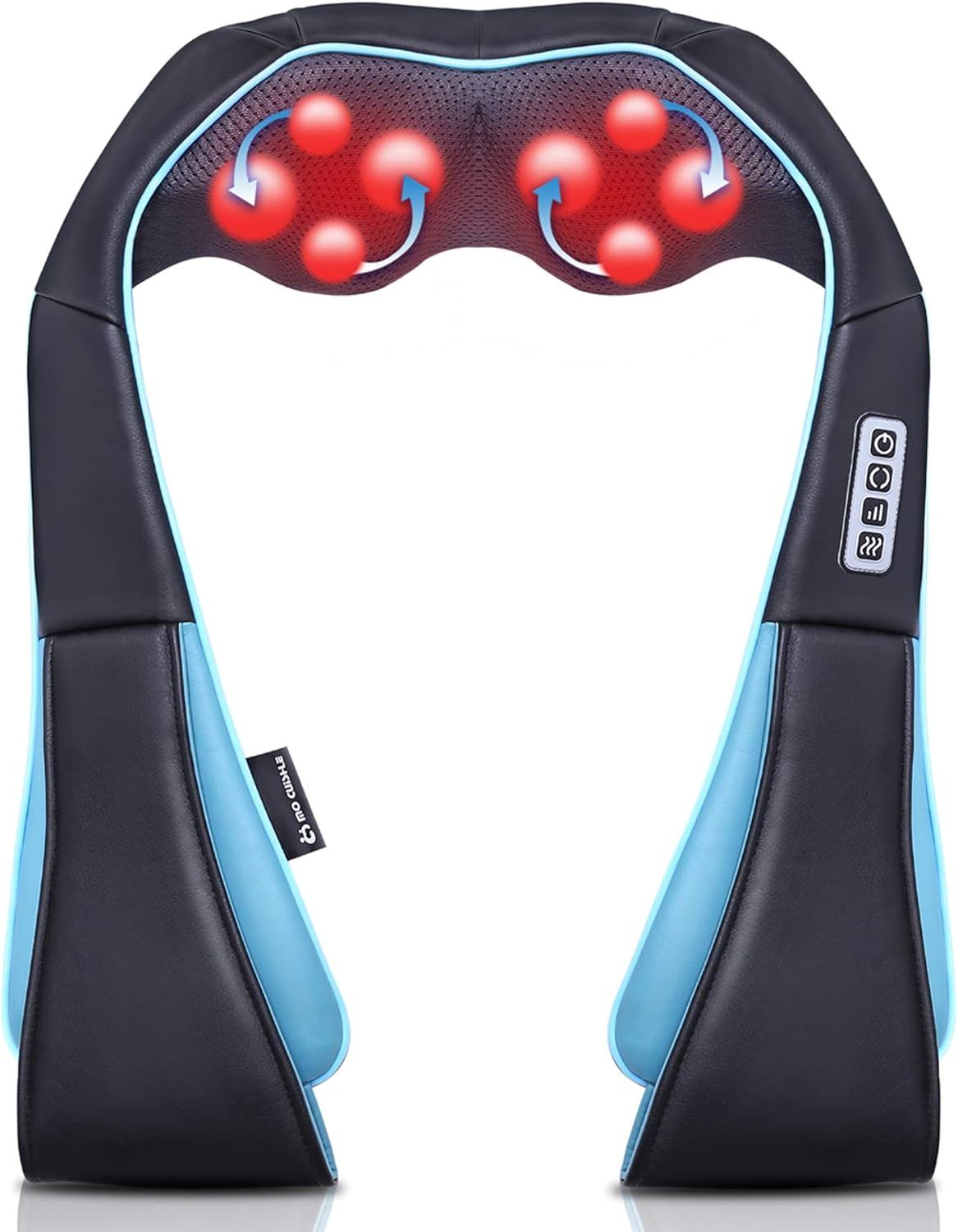 Shiatsu Neck Massager for Pain Relief – Deep Kneading Back Shoulder Massage with Heat – Ideal for Valentine's Day, Christmas, Mother's Day, Father's Day, Gifts for Men Women Mom Dad Her Him