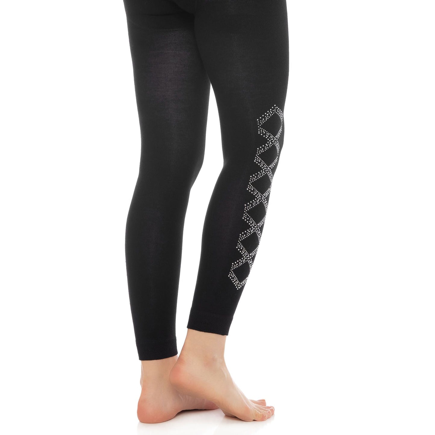 Bamboo Leggings for Women Soft Stretchy Full Length Elastic Leggings with Fancy Accessories