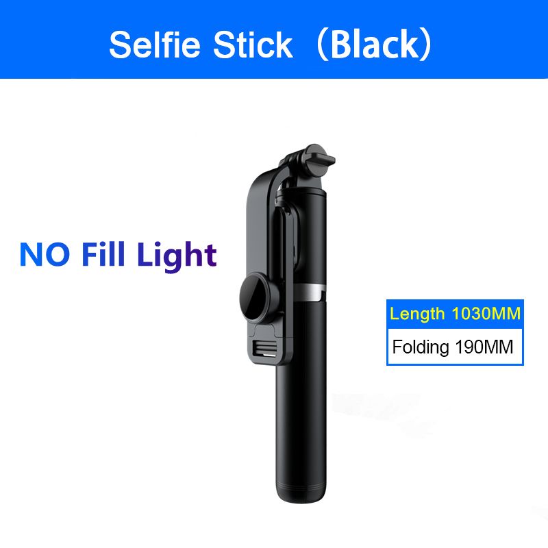 New Selfie Stick Bluetooth Wireless Remote Control Selfie With Fill Light Foldable Monopod Tripod for mobile Phone Holder