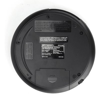 Emerson Portable Bluetooth CD Player with FM Radio and Speaker