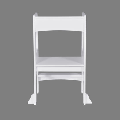 Child Standing Tower;  Step Stools for Kids;  Toddler Step Stool for Kitchen Counter;  White