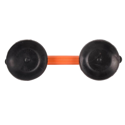 Glass Suction Cup, 2 Pack 4.6in Vacuum Suction Cups Heavy Duty Industrial Tile Suction Cup for Windshield, Tile Granite Lifting, Window Replacement, 220lbs Load Capacity(Orange)