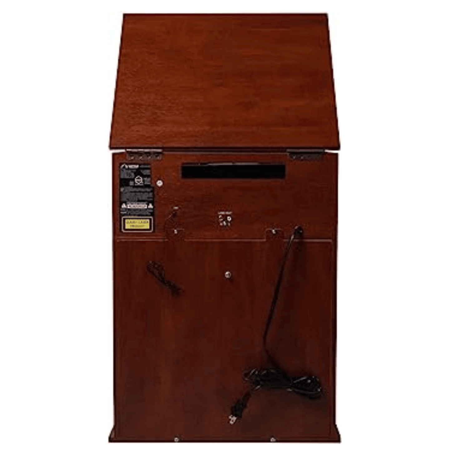 Victor Boyleston 7-in-1 3-Speed Turntable Music Center with Album Storage