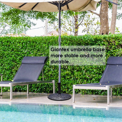 30lbs 18 Inches Heavy Duty Outdoor Patio Market Umbrella Base