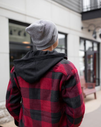 HAAKWEAR Theta-Stitch Cuffed Beanie - Designed and Made in USA (Patent Pending Design) - Koala Gray