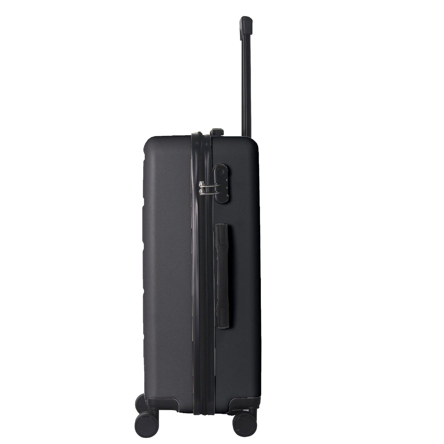 Luggage Sets ABS Hardshell 3pcs Luggage, Lightweight Durable Suitcase sets Spinner Wheels Suitcase 20''24''28'' (BLACK)