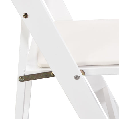 Upholstered folding chair, space saving, easy to carry, 4PCS, Dining room