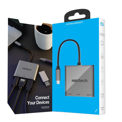 Naztech MaxDrive 3 Universal USB-C Hub