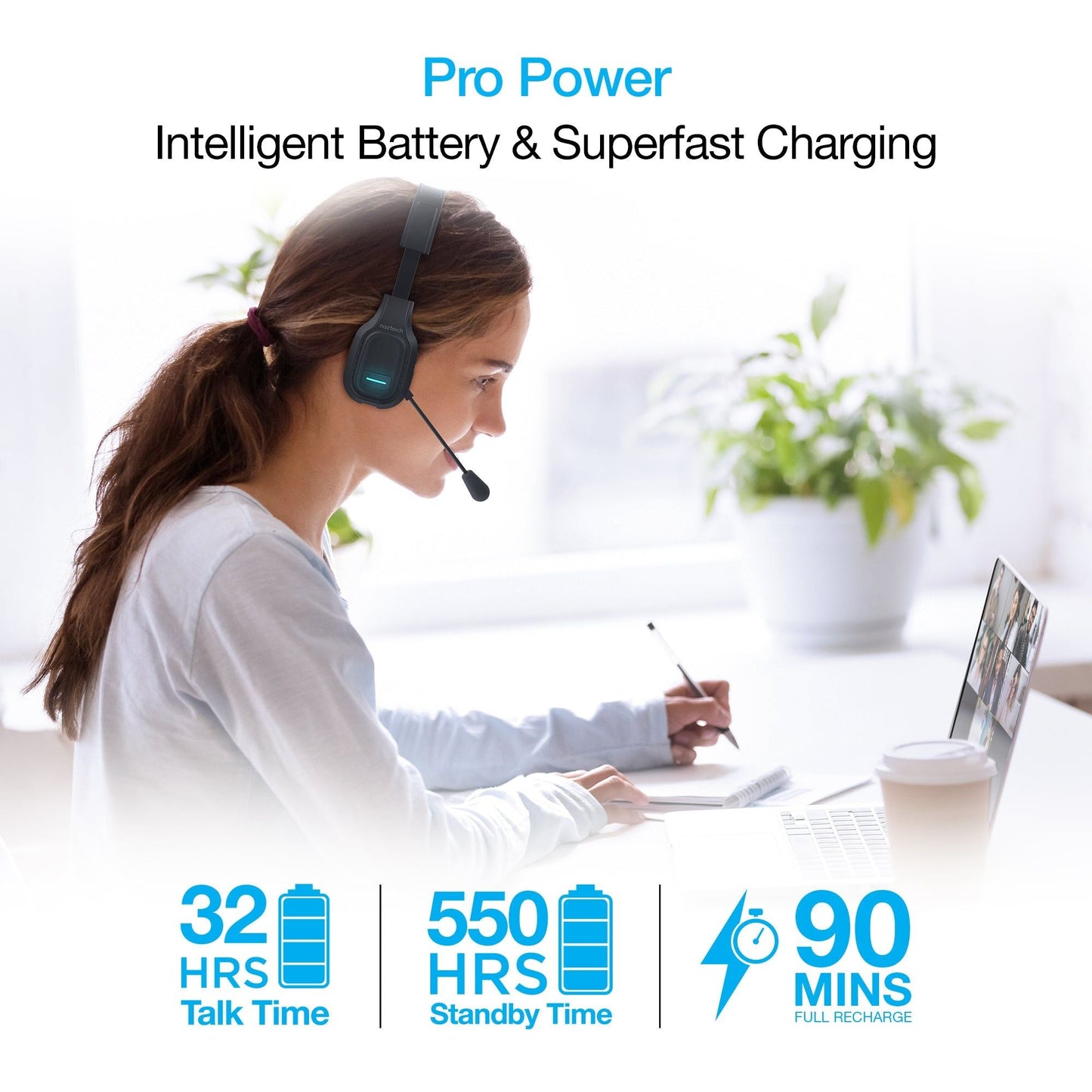 Naztech NXT-700 Xtreme Noise Cancelling Headset - Home