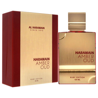 Amber Oud - Ruby Edition by Al Haramain for Unisex - 4 oz EDP Spray