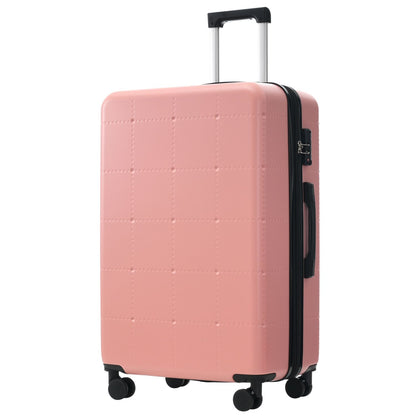 Hardside Luggage Set 5 Piece with Bags,20IN Half-opening Carry on Luggage with USB Port, Expandable 24IN 28IN Luggage with Double Spinner Wheels TSA Lock