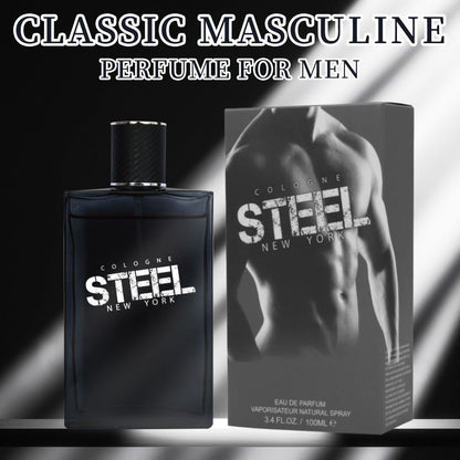 3.4 Fl Oz Men's Eau De Toilette Spray, Long-Lasting Perfume, Notes Of Lemon, Orange, Cardamom Flavor, Perfect For Dating, Daily Life, Parties, Gift Giving