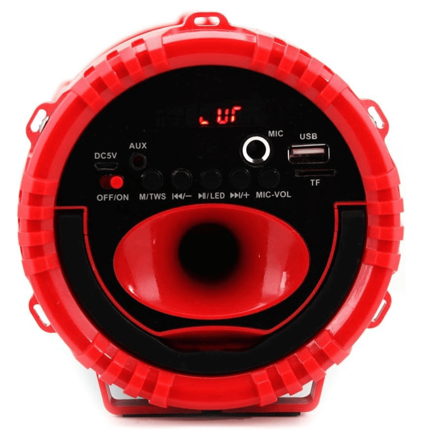 Emerson Portable Bluetooth Speaker with LED Lighting and Carrying Strap