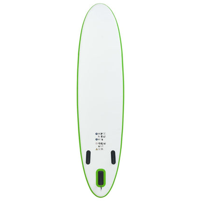 Inflatable Stand Up Paddle Board Set Green and White