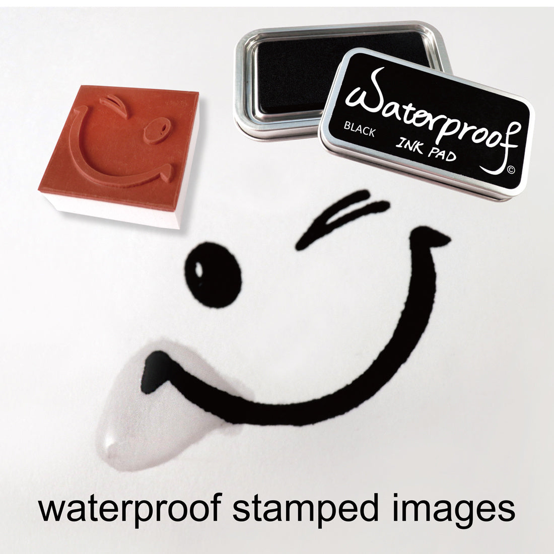 Ink Pads for Rubber Stamps;  Rubber Stamps Pads- Permanent;  Waterproof;  Stamp Pads for Card Making;  Scrapbooking Supplies;  Christmas Ink Stamps;  Hand Stamp Ink Pad;  Non-Toxic (5 Ink Pad Bundles)