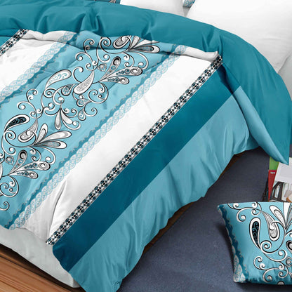 9 Piece in a Bag Thick Touch Bed Cover Curtain Set, Upgraded Luxury Bedspread Set, Bamboo microfiber All Season Bedding-Set For Home, RV Beding, Boys And Girls Gifts With Gift Bag